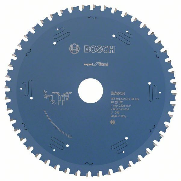 Pilový kotouč do okružních pil Expert for Steel - 210 x 30 x 2,2 mm, 48 BOSCH