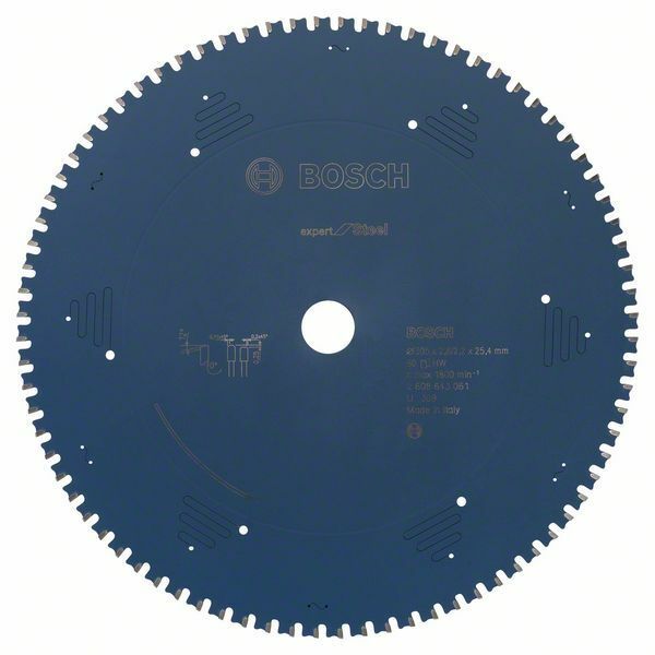 Pilový kotouč do okružních pil Expert for Steel - 305 x 25,4 x 2,2 mm, 80 BOSCH