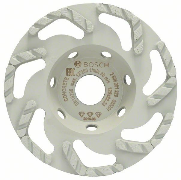 Diamantový hrncový kotouč Best for Concrete; 125 x 22,23 x 4,5 mm - 3165140772167 BOSCH