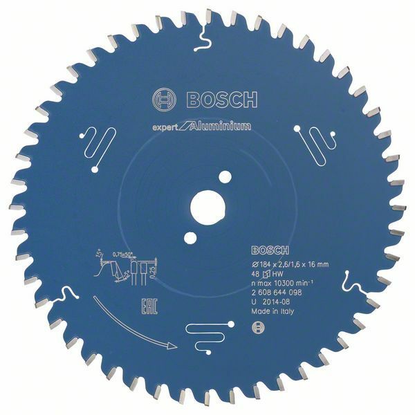 Pilový kotouč Expert for Aluminium; 184 x 16 x 2,6 mm, 48 - 3165140796644 BOSCH