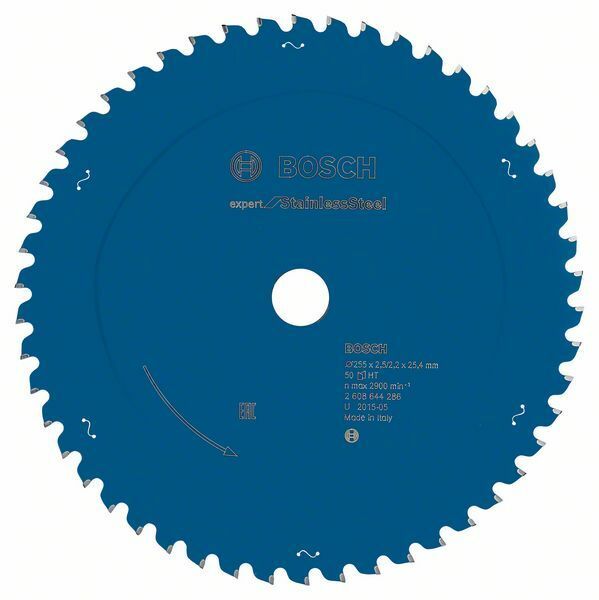 Pilový kotouč Expert for Stainless Steel - 255 x 25.4 x 2,5/2,2 mm, 50 - 3165140839945 BOSCH