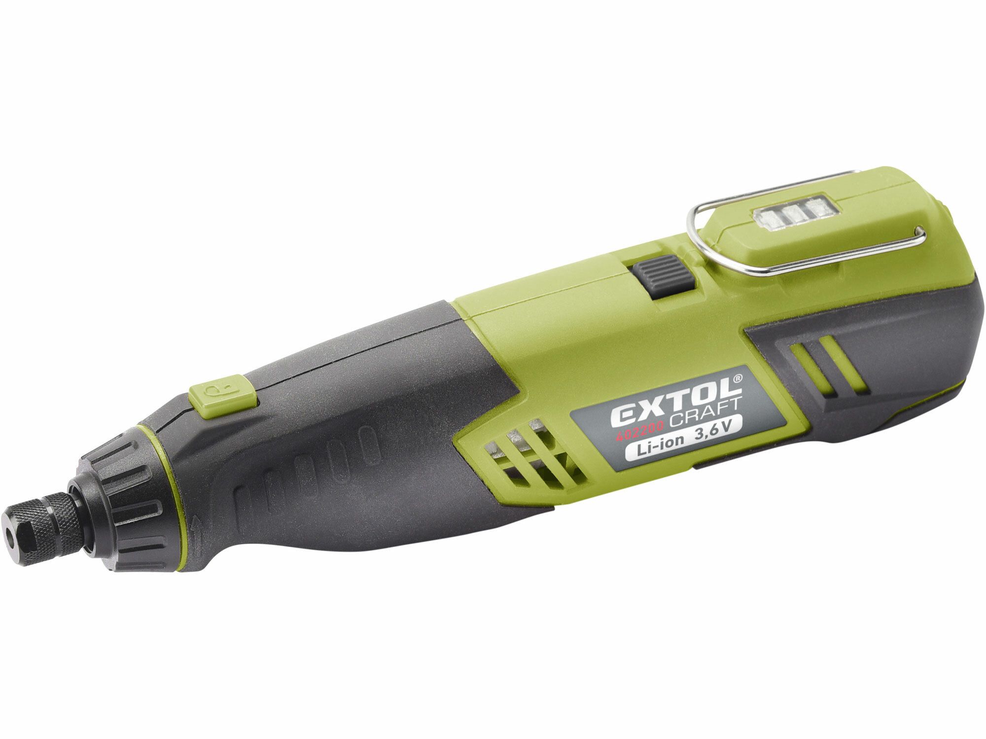 Bruska přímá aku 3,6V Li-ion, 1300mAh, EXTOL CRAFT, 402200