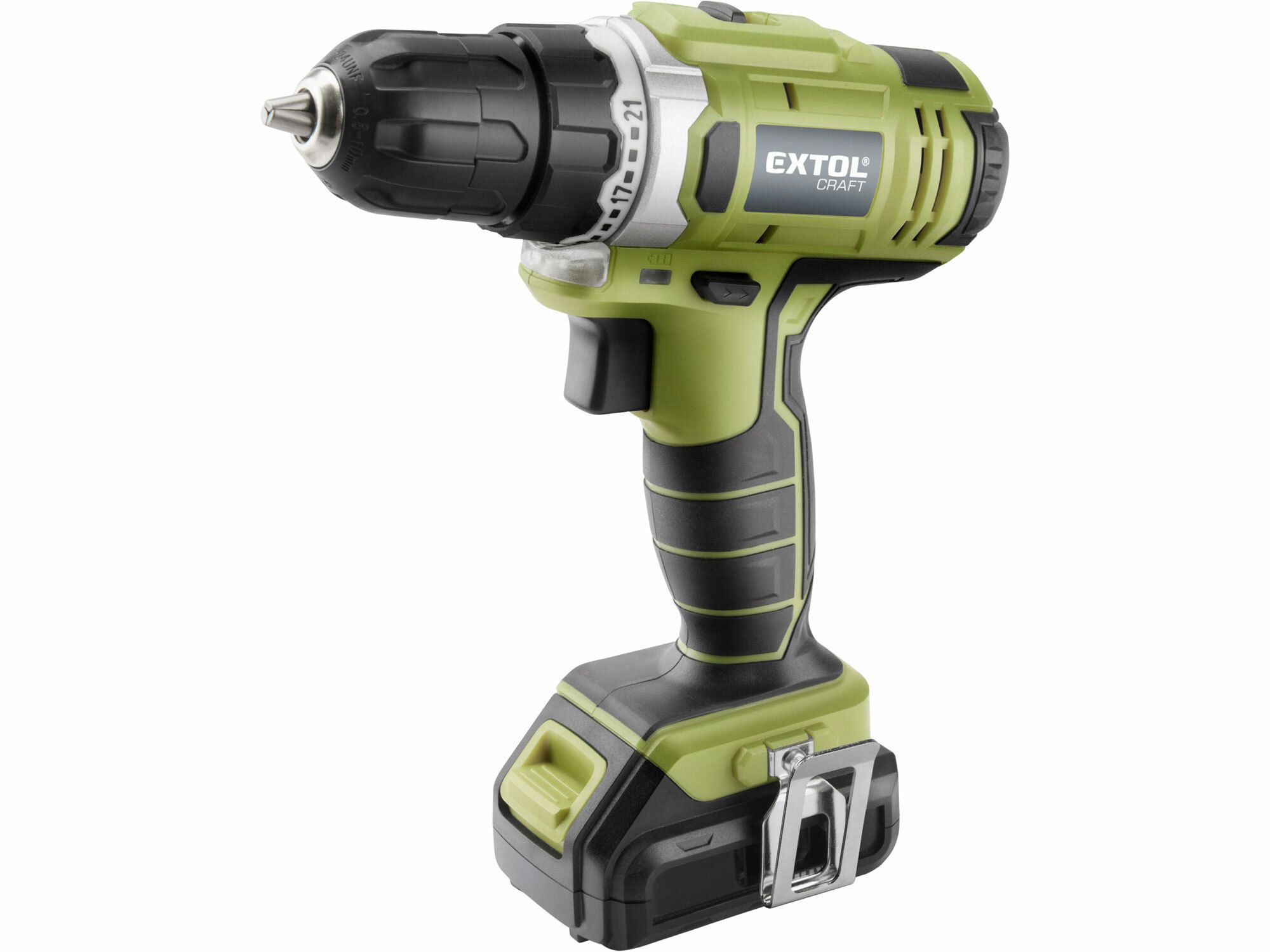 Vrtací šroubovák aku, 12V Li-ion, 1300mAh, EXTOL CRAFT, 402400