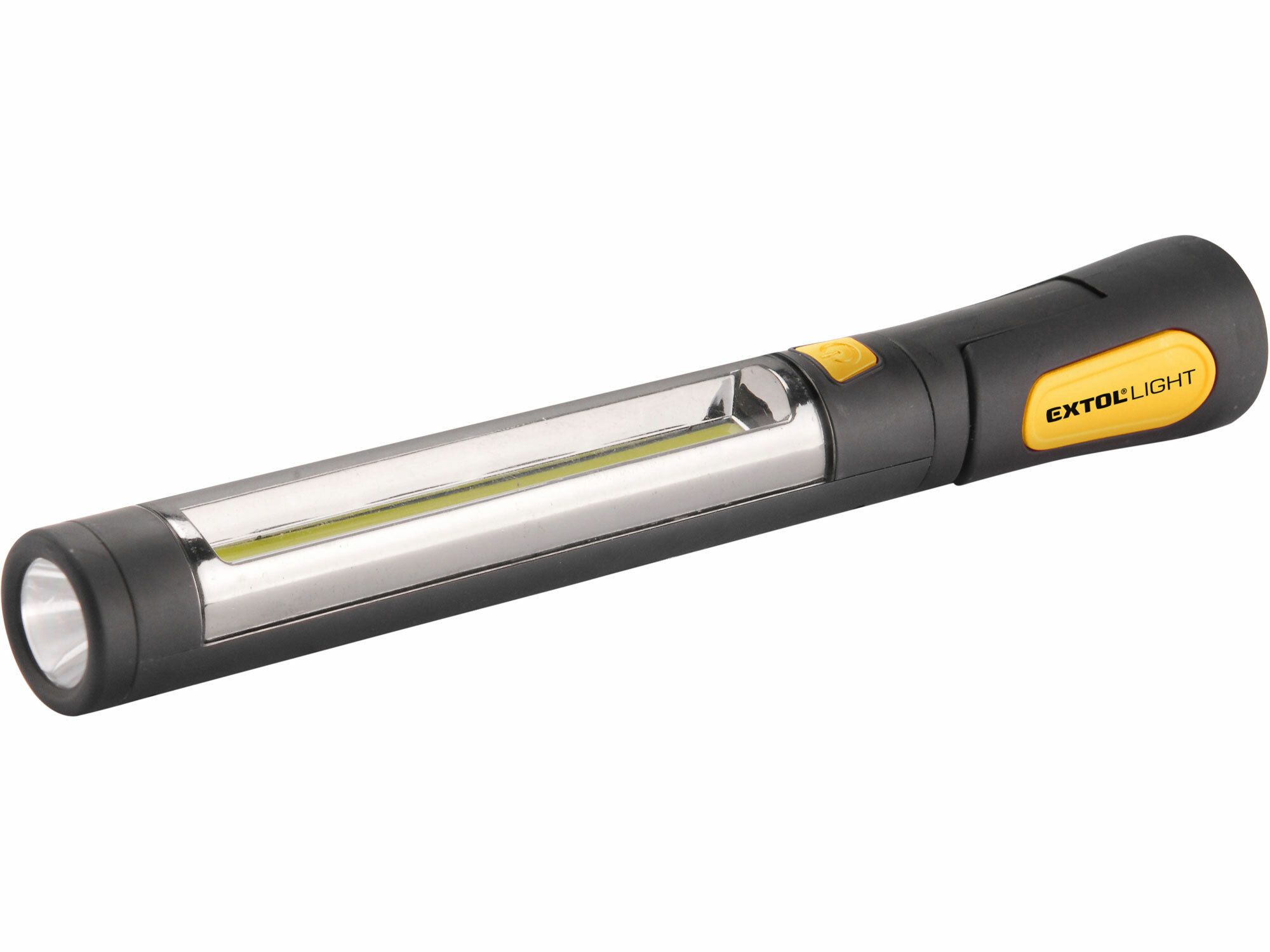 Svítilna 3W+3W COB LED s kloubem a magnetem, 3W LED - 160lm, 3W COB - 220lm, EXTOL LIGHT