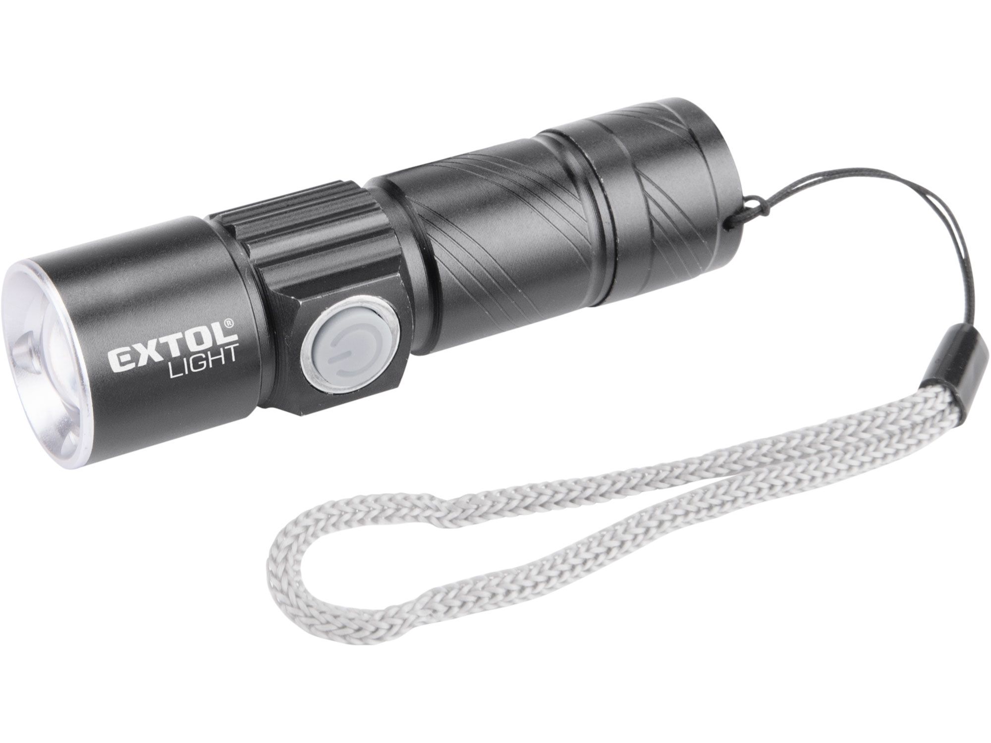 Svítilna 150lm, nabíjecí, USB, zoom, XPE 3W LED EXTOL-LIGHT