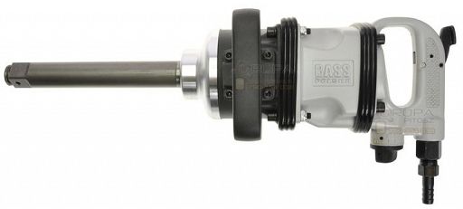 Pneumatický rázový utahovák 1" prodloužený s násadami, 4500Nm, BASS