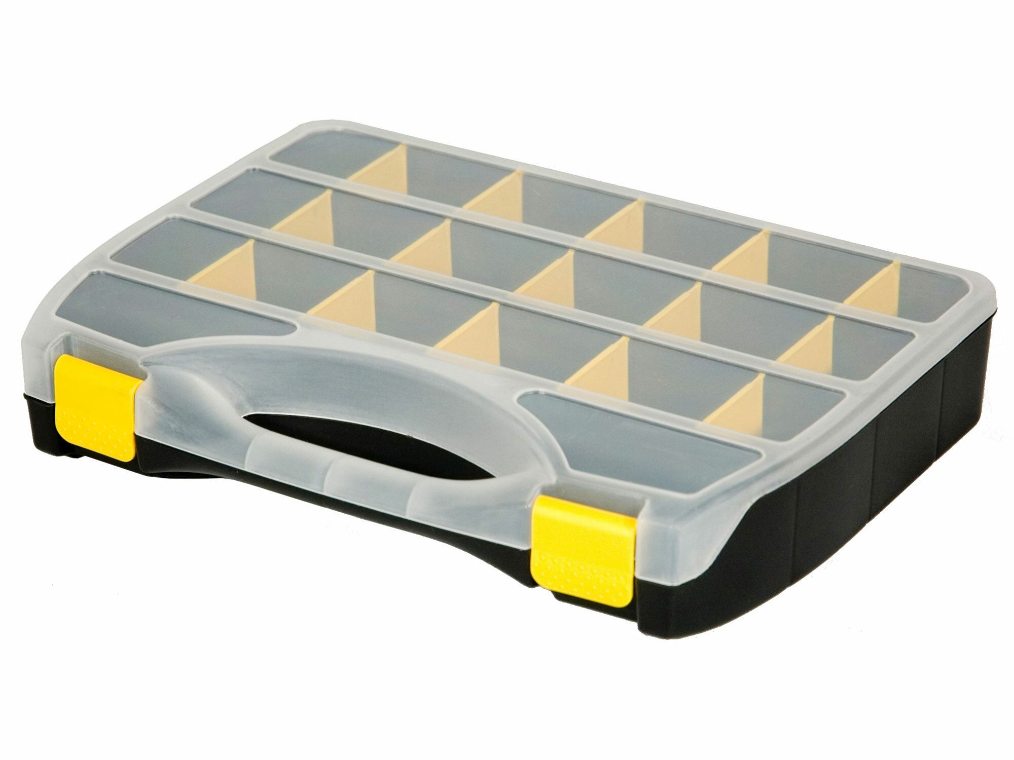 Organizér, 19 přihrádek, 368x271x67mm, plastový, s měnitelnou velikostí přihrádek EXTOL CRAFT