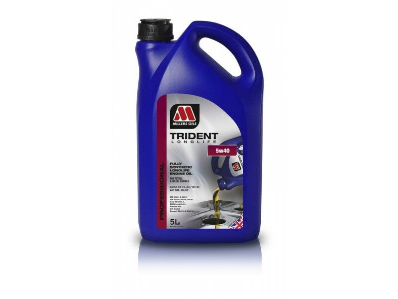 Millers Trident Longlife 5w40 5l