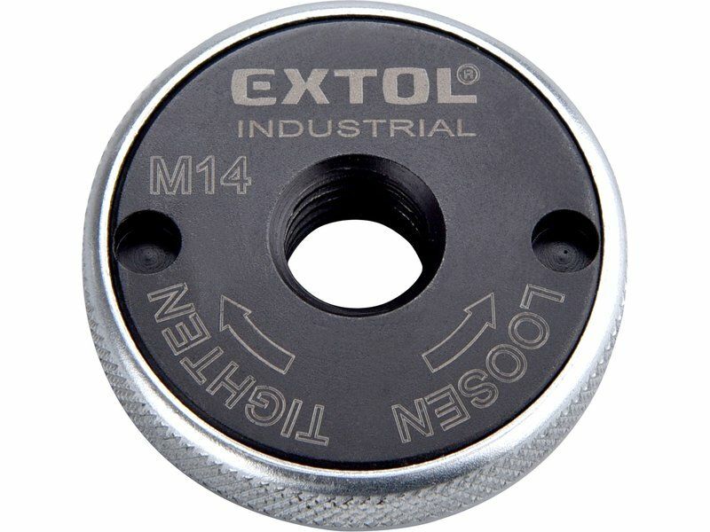 Matice rychloupínací pro úhlové brusky, click-nut, M14, EXTOL INDUSTRIAL