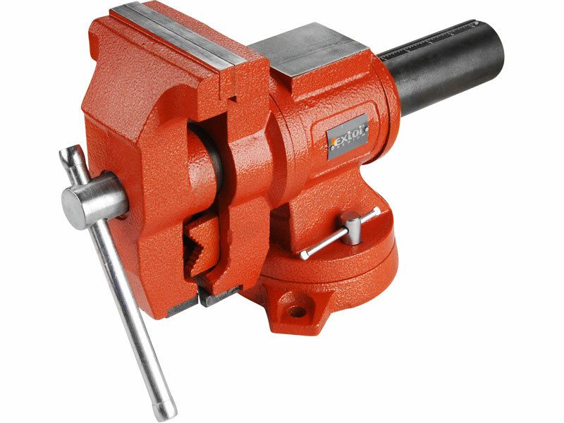 Svěrák otočný multifunkční, 125mm, 19,5kg, rozevření 125mm, EXTOL PREMIUM