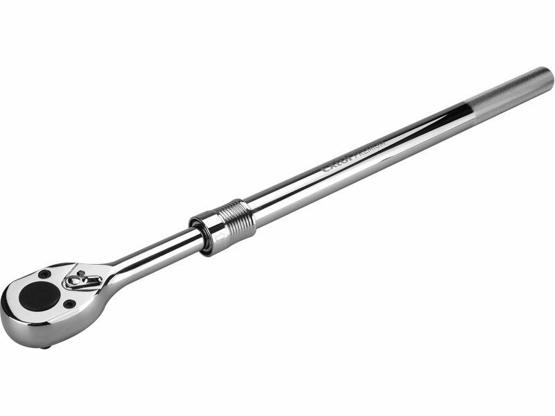 Ráčna teleskopická, 24 zubů, 3/4", nastavitelná délka 610-1010mm, CrV, EXTOL PREMIUM