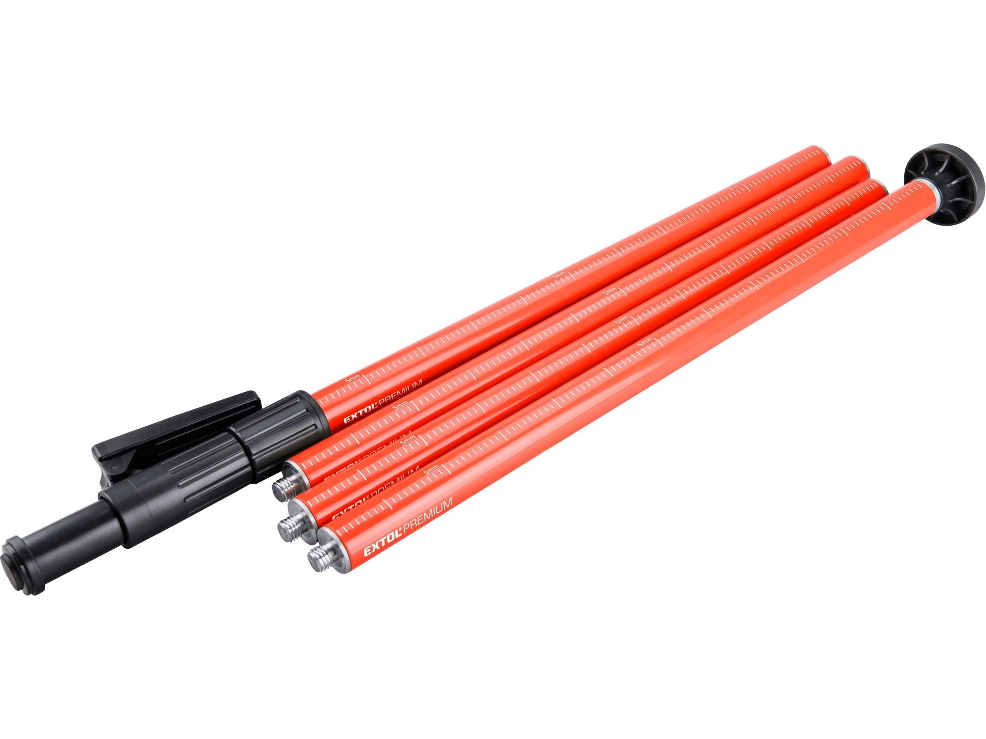 Tyč-stativ k laserům, teleskopická/šroubovací , dosah až 3m, průměr 32mm EXTOL-PREMIUM