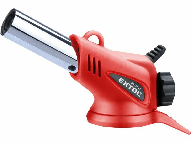 Hořák MINI s piezo zapalovačem a předehřevem plynu, EXTOL PREMIUM
