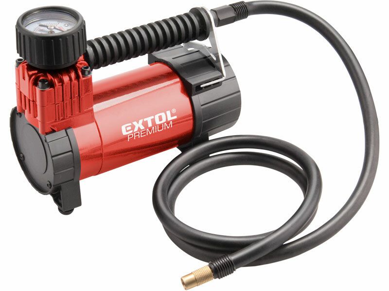 Kompresor do auta 12V, celokovové tělo, 12V, 6,9bar, EXTOL PREMIUM, CC 120