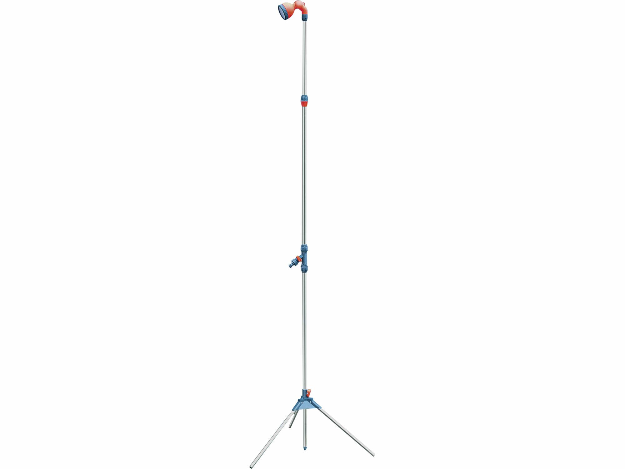 Sprcha zahradní teleskop. se stojanem, 160-220cm, ABS,hliník, EXTOL PREMIUM