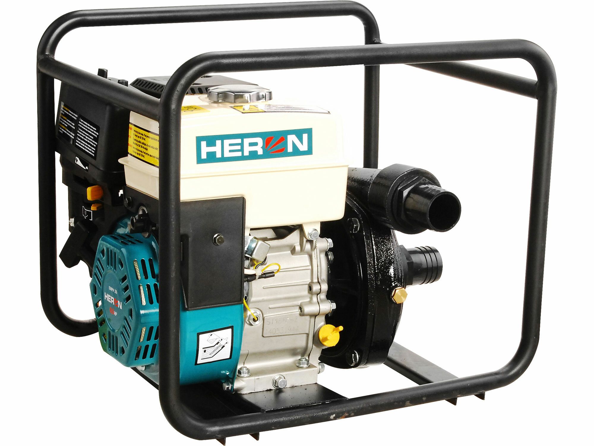 Fotografie Čerpadlo motorové tlakové 6,5HP, 500l/min, 2´´ (50mm), 500l/min =30m3/hod, záruka 3 roky HERON