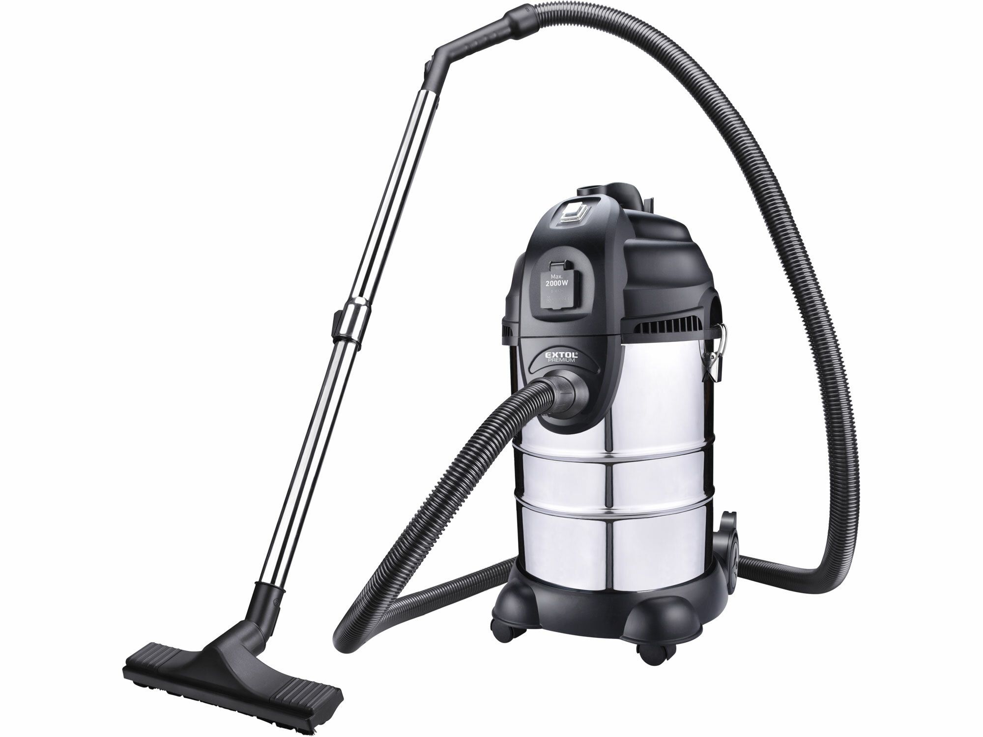 Vysavač dílenský, multifunkční se zásuvkou, 30l, 6m kabel, 1400W, EXTOL PREMIUM, 8895800 EXTOL-PREMIUM