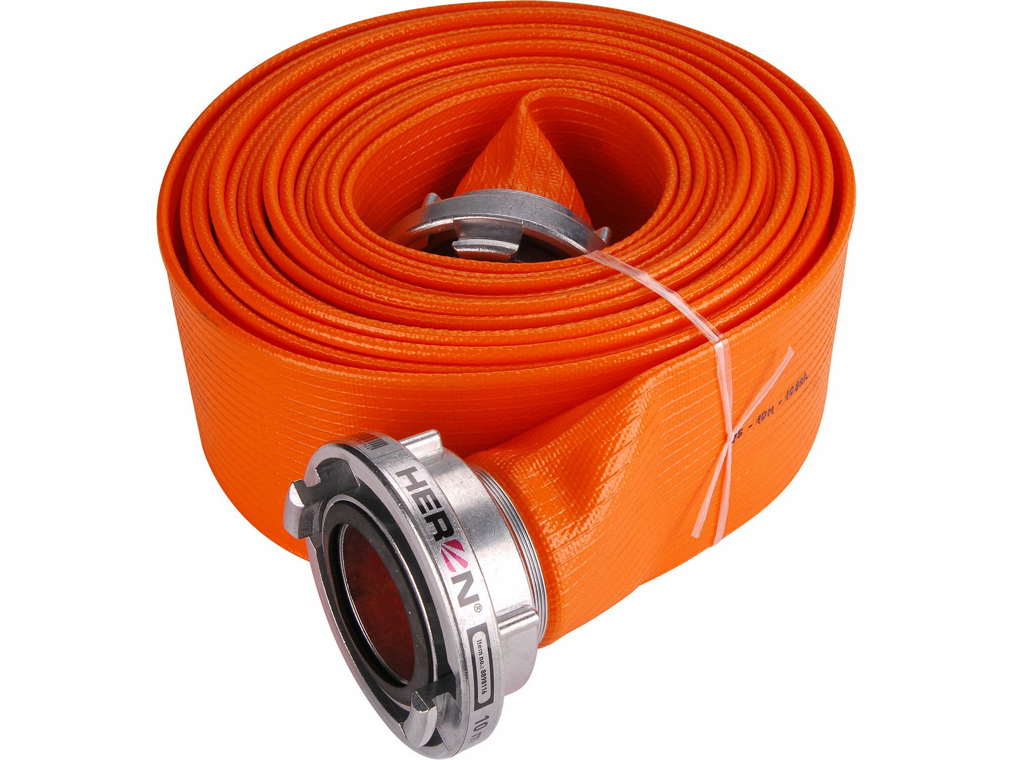 Hadice B75 PVC Orange 10m se spojkami, 3", 10m, pro 8895106, 8895105, 8895102, HERON