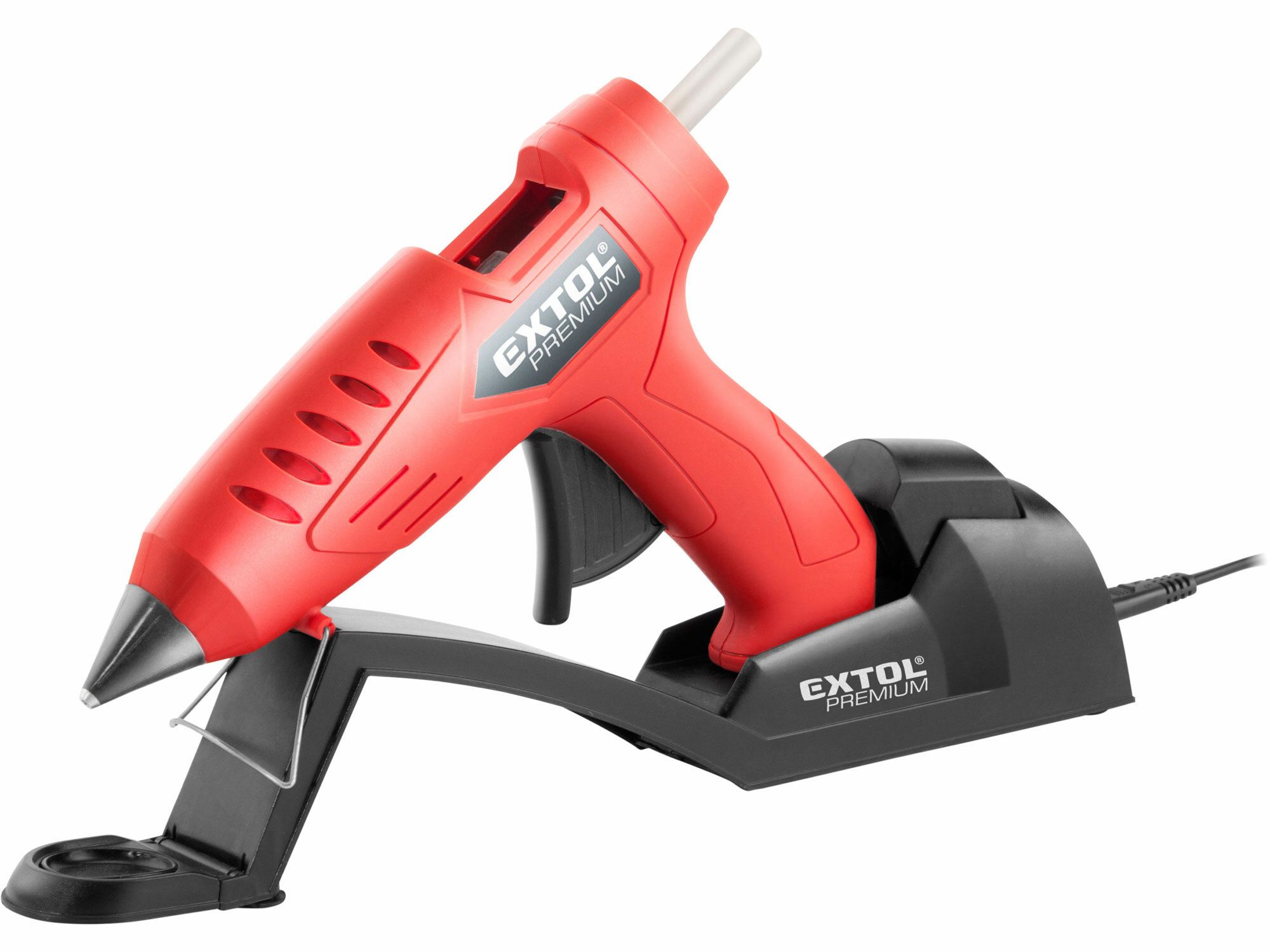 Pistole tavná lepící, bezdrátová, 50W, EXTOL PREMIUM, 8899005