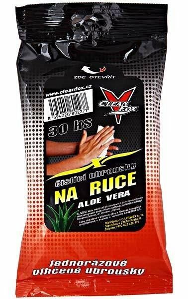 Ubrousky na ruce 30 ks (Aloe vera), COMPASS