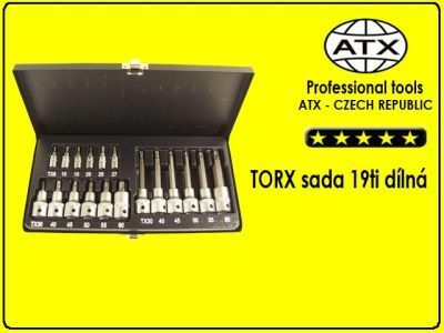 Torxi - sada 19 dílů - ATX