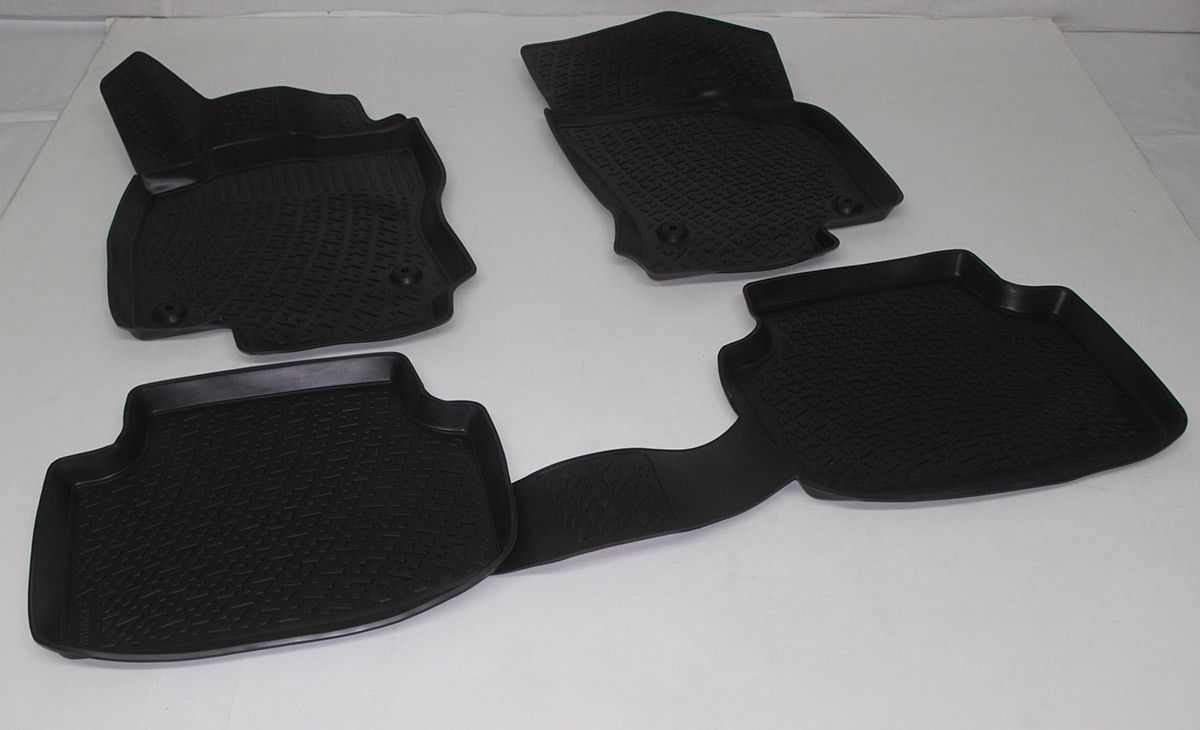 Gumové koberce Volkswagen Passat (B8 3G) (dlouhé přední koberce) Sedan (14-) (3D) SIXTOL