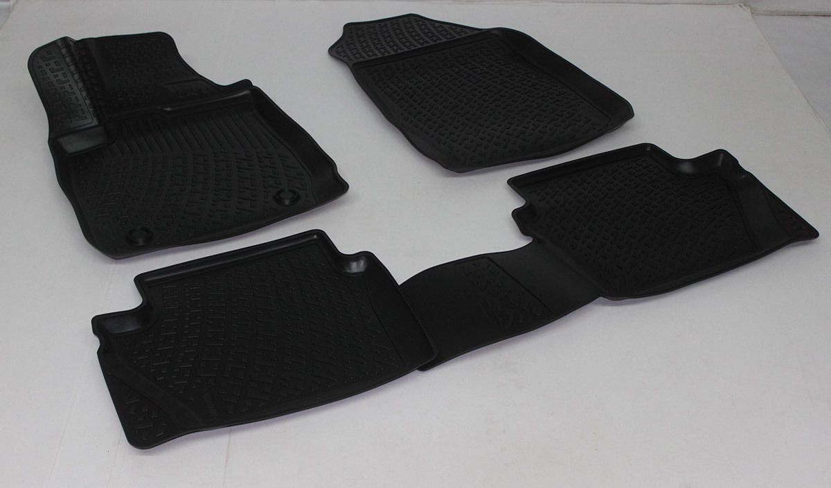 Gumové koberce Ford Fiesta Mk 6 (13-) (3D) SIXTOL