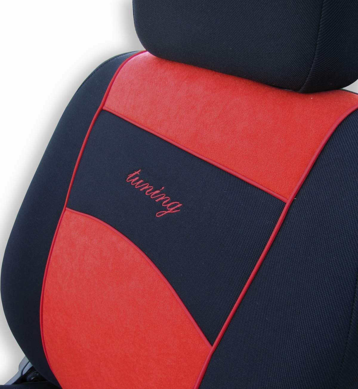 Autopotahy Argo Alcantara červené