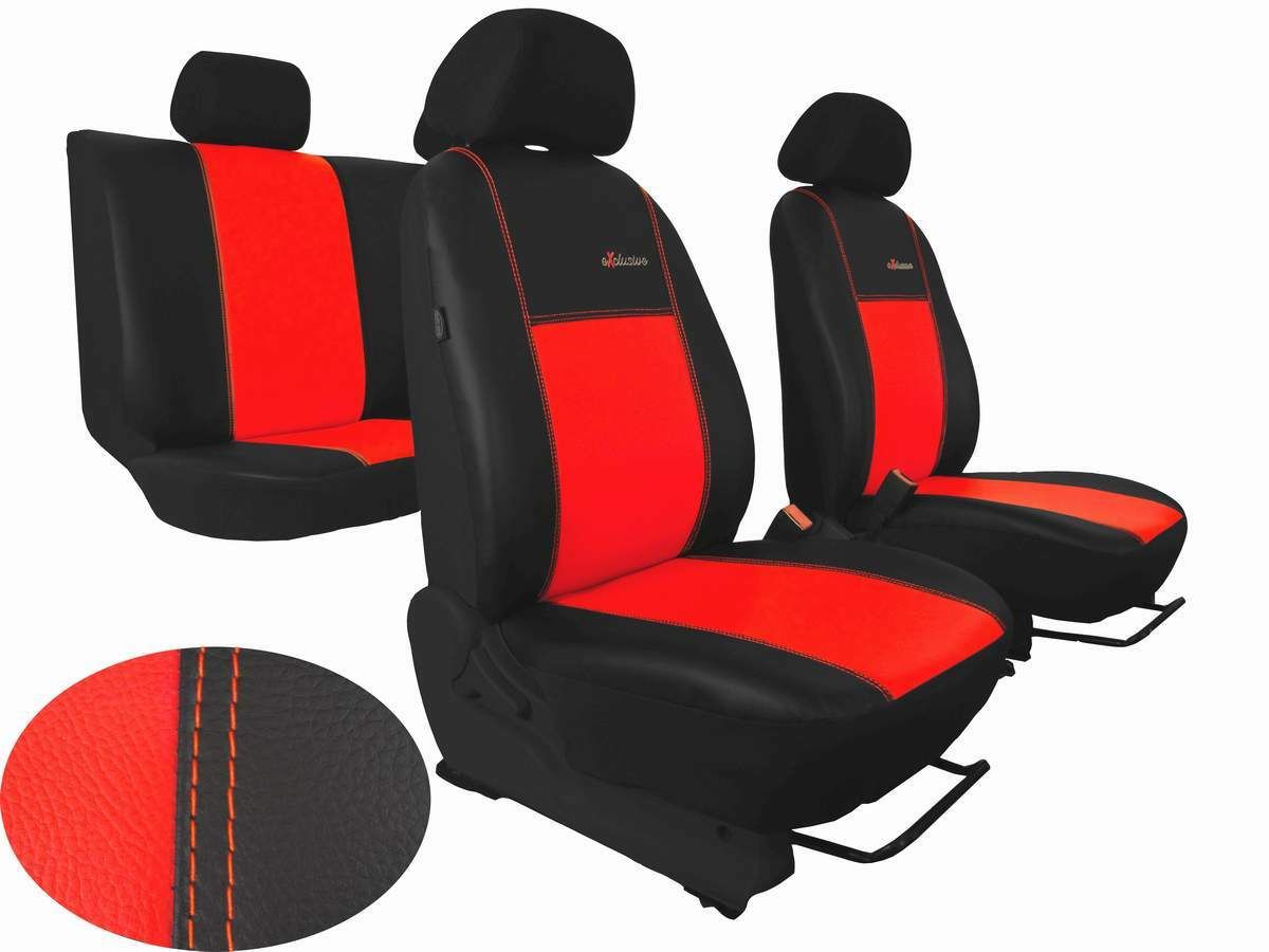 Autopotahy Volkswagen Golf IV, od r. 1997-2006, ELEGANCE ALCANTARA černočervené SIXTOL