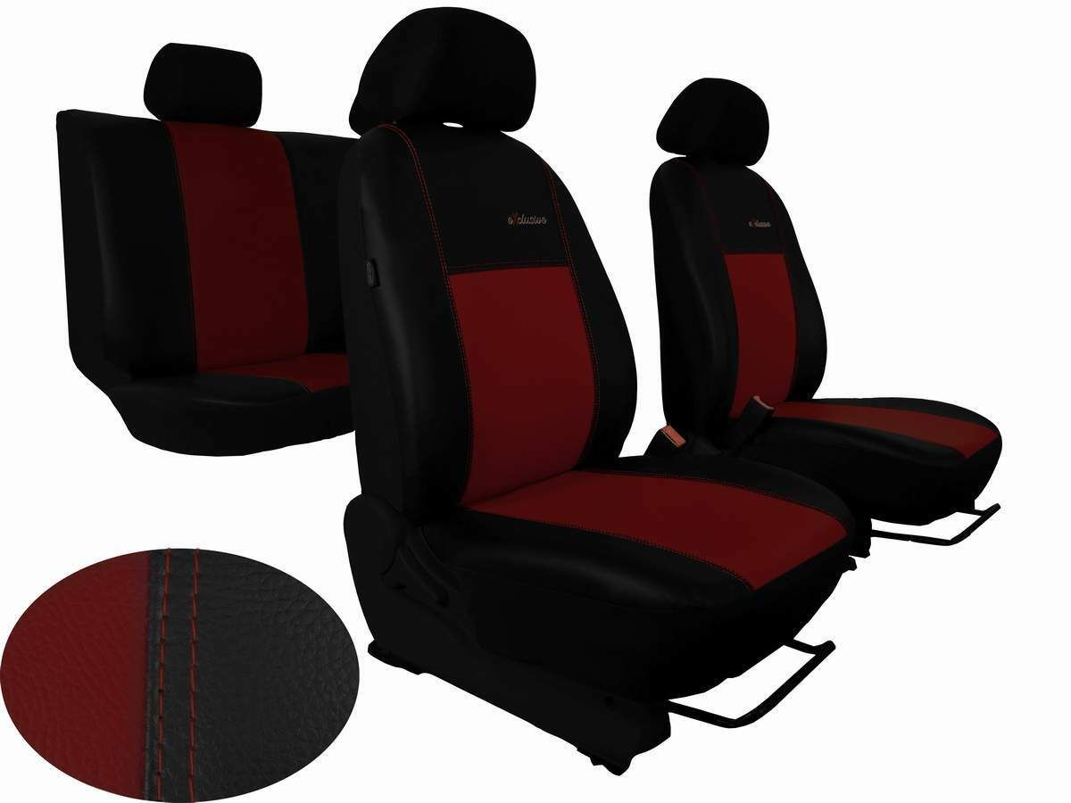 Autopotahy Volkswagen Golf IV, od r 1997-2006, kožené EXCLUSIVE vínové SIXTOL