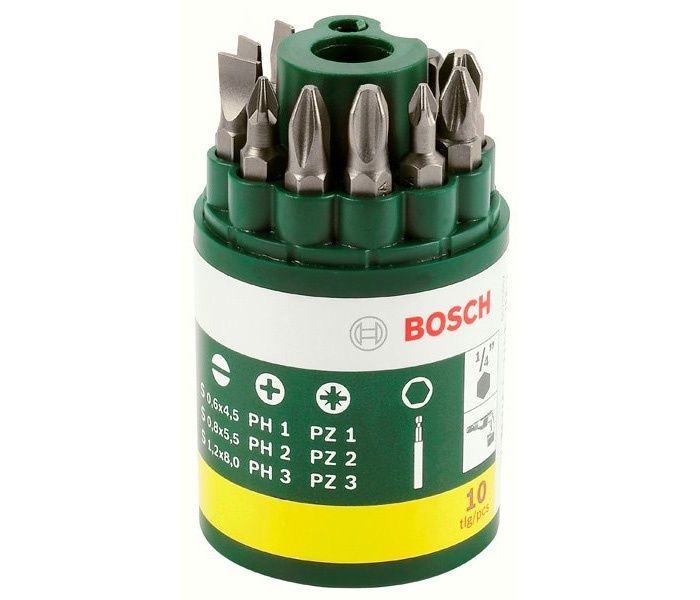 Sada bitů šroubovacích BOSCH 10 ks, 2607019452