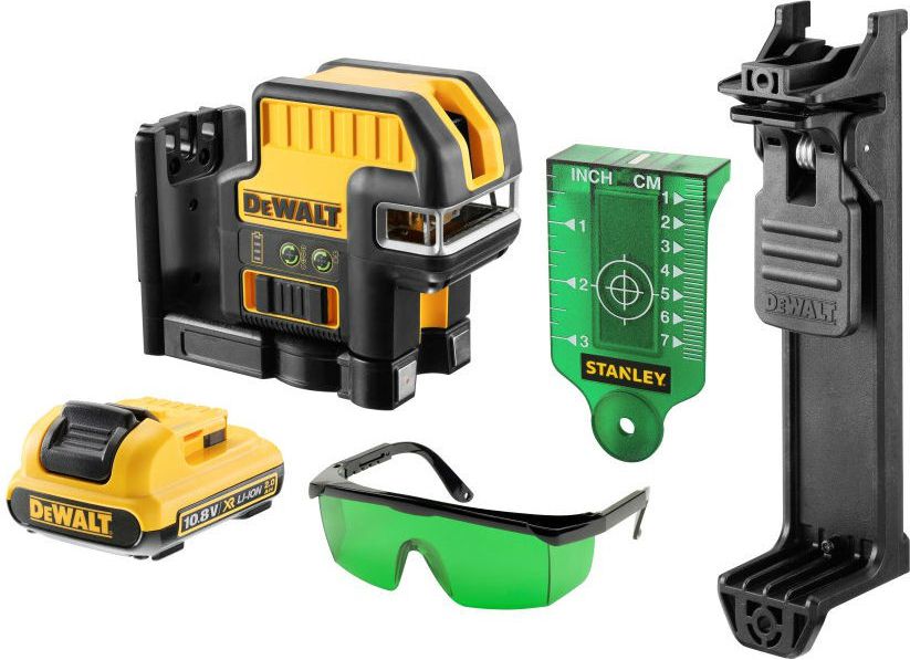Křížový/pětibobový laser 1x2,0Ah 10,8V DeWALT