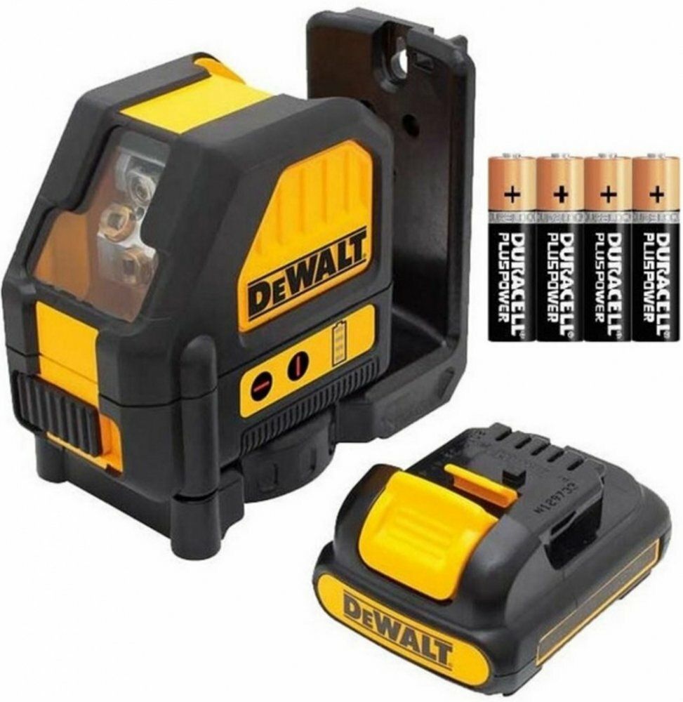 Křížový laser s adaptérem na připojení 4 x AA DeWALT