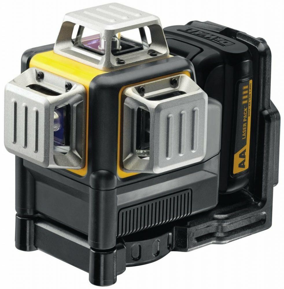 Křížový laser 360° s adaptérem na připojení 4xAA DeWALT