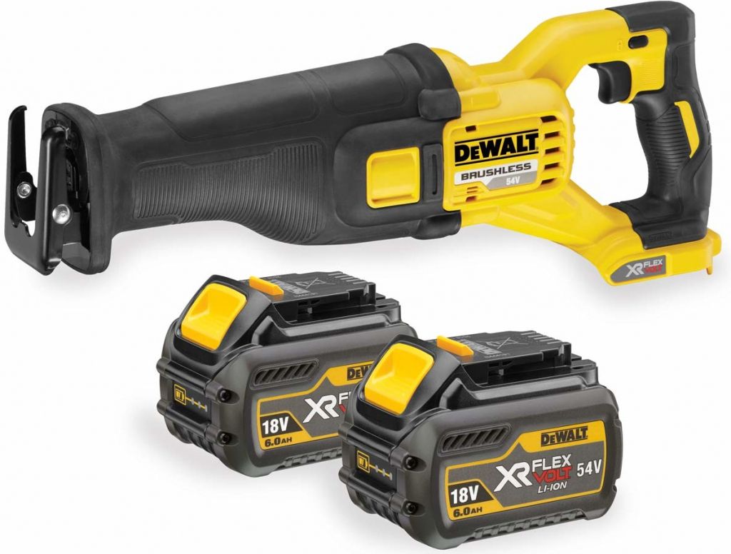 Aku mečová pila 54 V XR FLEXVOLT, DeWalt, 2 x akumulát