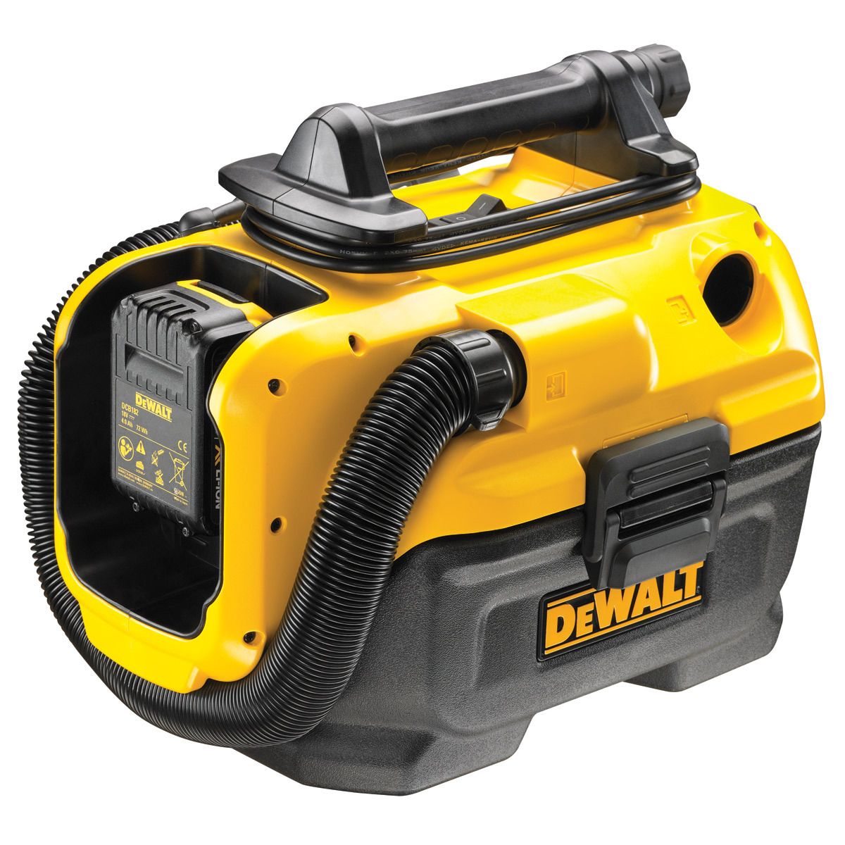 DeWALT DCV582 Aku vysavač na mokré a suché vysávání