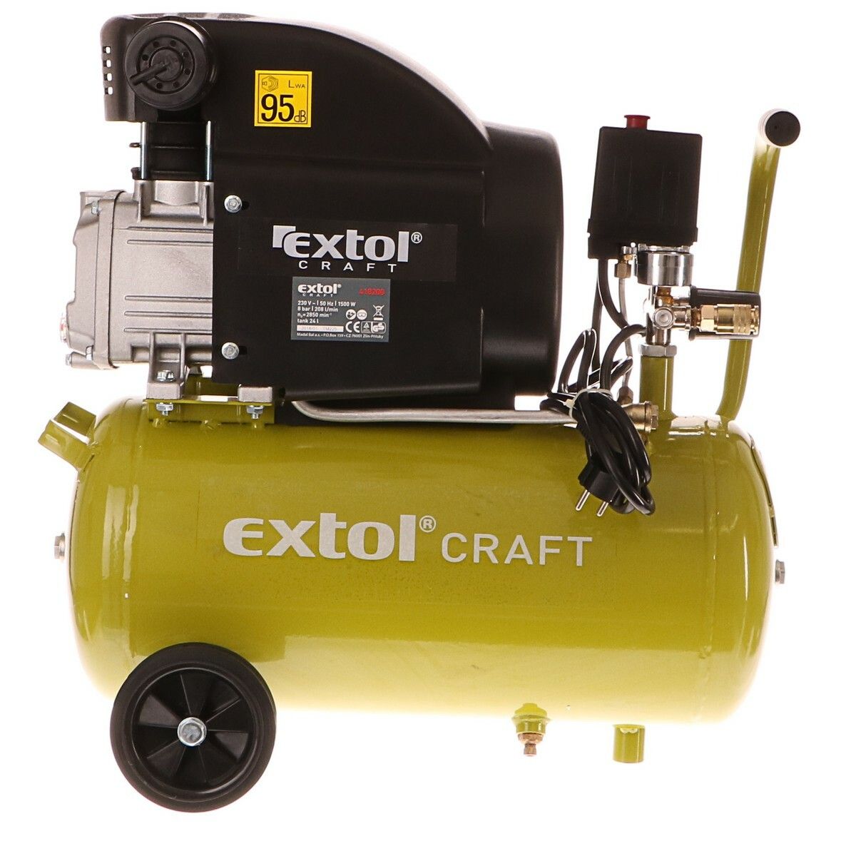 Kompresor olejový, 1500W, 24l EXTOL-CRAFT