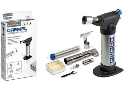 Hořák DREMEL VersaFlame, součástí pájecí hrot, cín, klíč, F0132200JA
