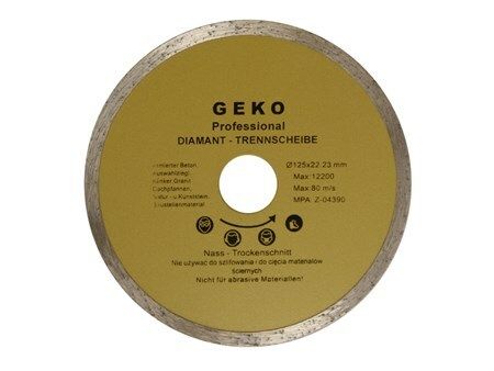 Kotouč diamantový řezný, 125mm, GEKO