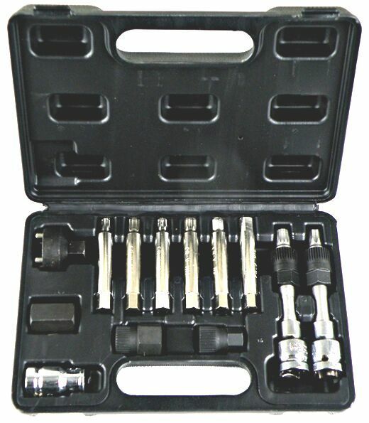 Sada bitů hex a hvězdy 1/2” pro alternátor, 13ks, GEKO