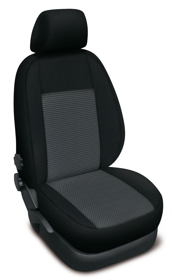 Autopotahy LUXURY z čalounických látek, stříbrné