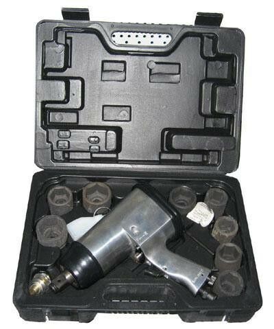 Pneumatický rázový utahovák 3/4", 744Nm, 14ks sada