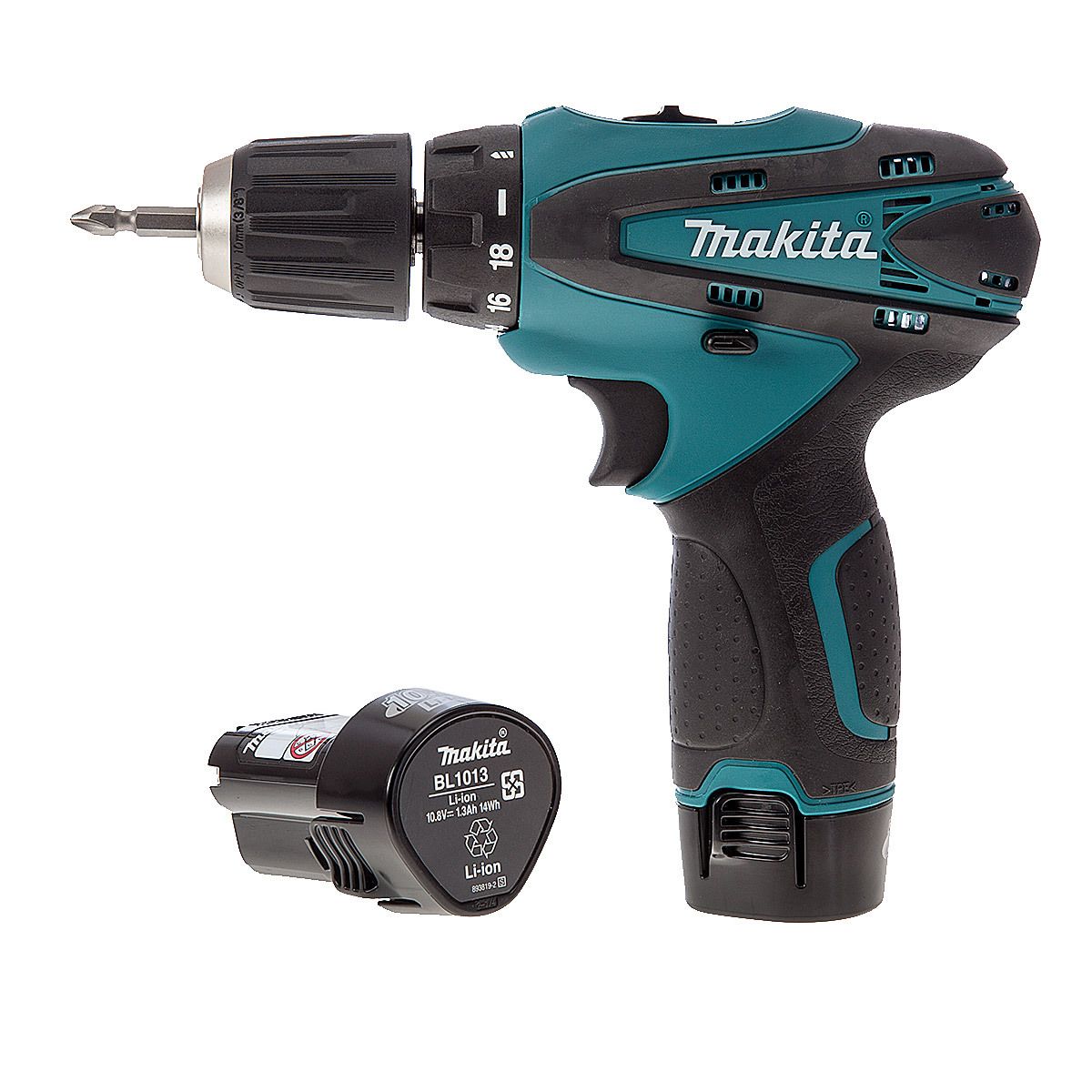 Aku šroubovák Makita DF330DWE 10,8V, 2x aku, kufr
