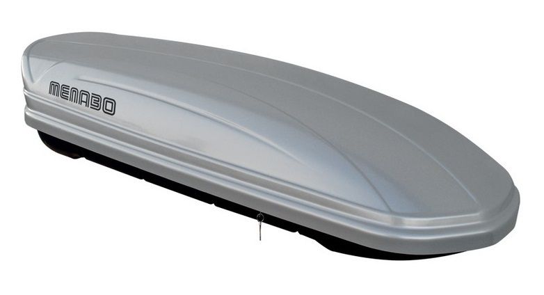 MENABO MANIA 400 Dachbox - 400 Liter Weiß Für Auto Dachträger