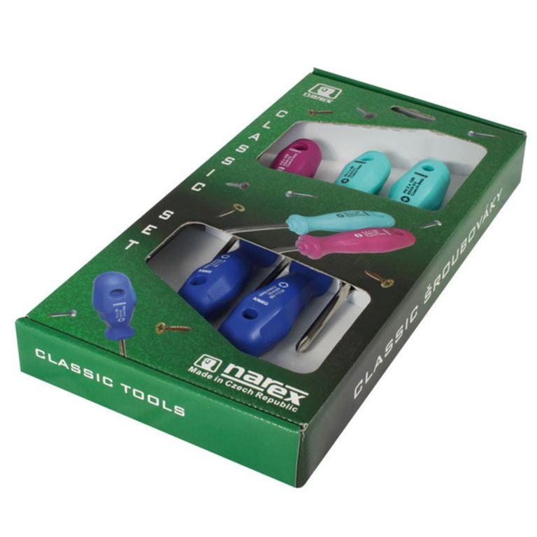 NAREX 865010 Sada šroubováků 5dílná PL/PH/PZ CLASIC