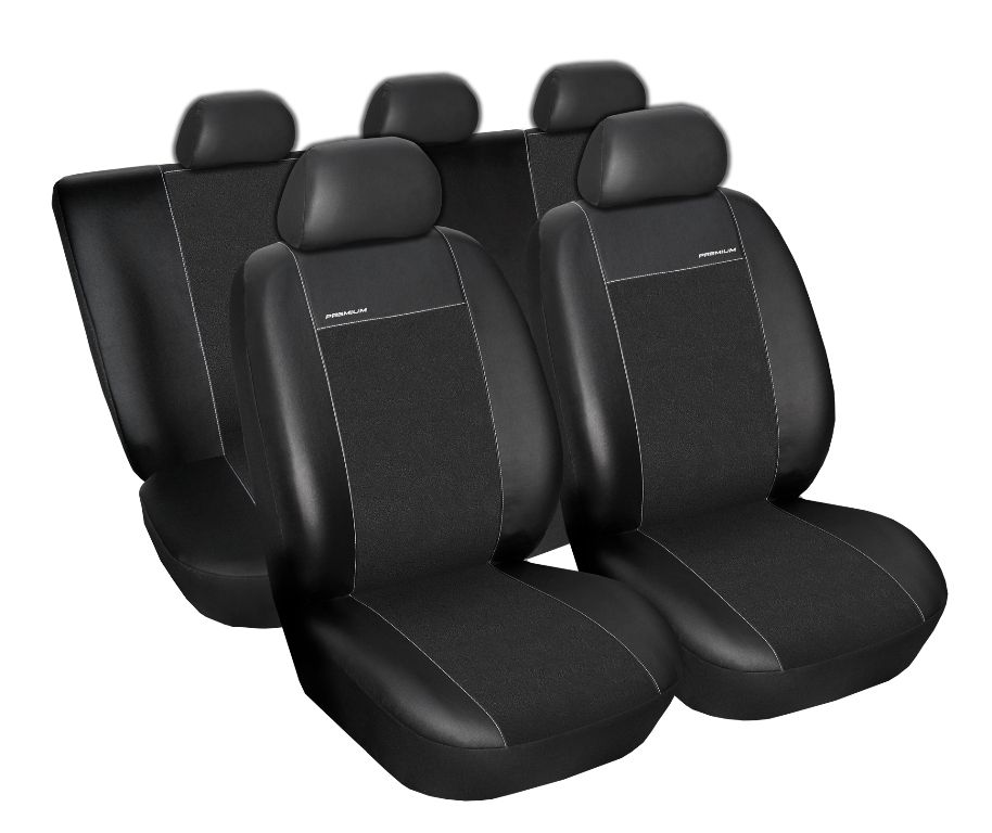 Autopotahy Volkswagen Passat B6 , kombi, od r 2005, Eco kůže + alcantara černé SIXTOL
