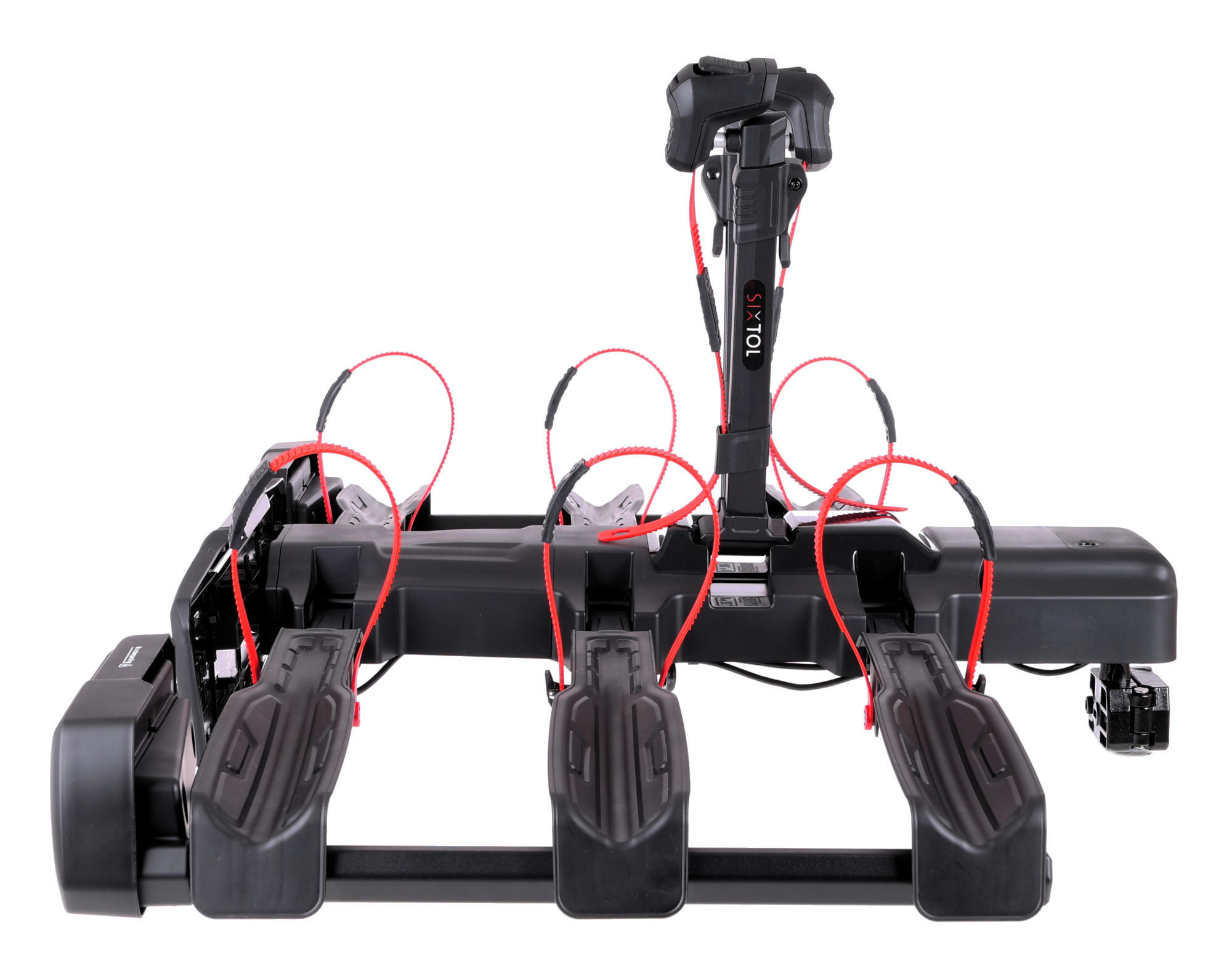 SIXTOL E-BIKE 3 PREMIUM Nosič kol na tažné zařízení pro 3 elektrokola, nosnost 60kg, skládací - SX1027