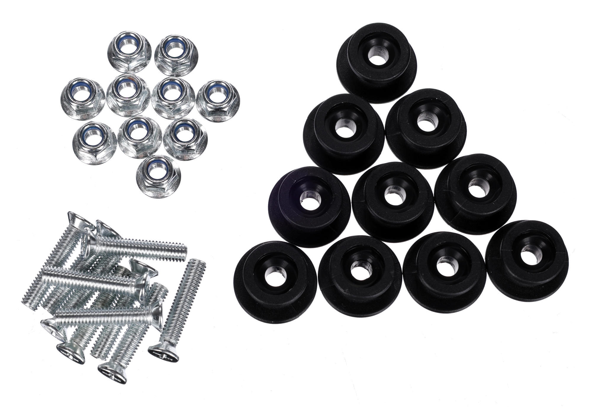 Fotografie Sada háčků se šroubky pro upevnění sítě/plachty k vozíku TRAILER HOOK SET 2, 10 ks SIXTOL