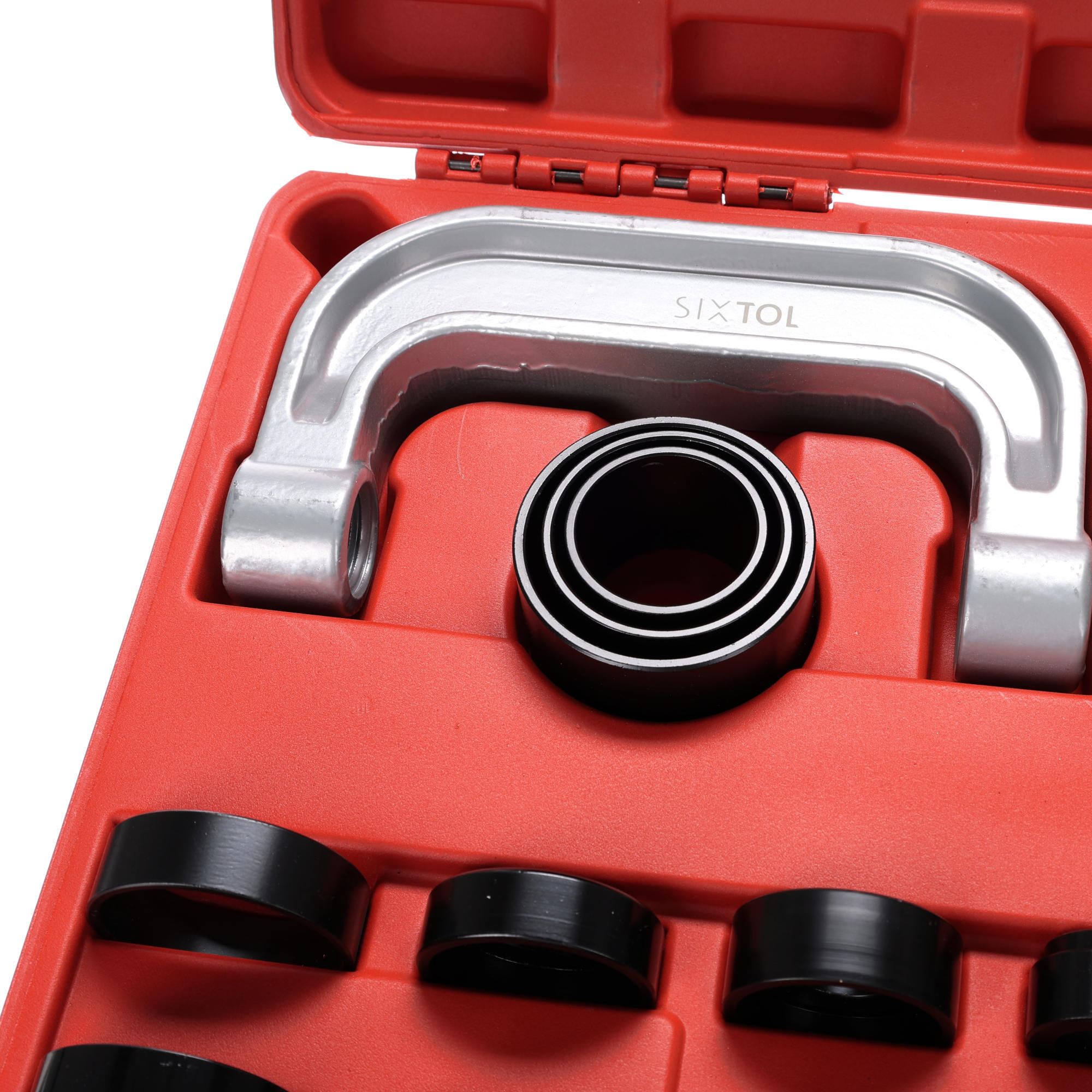 SIXTOL SX1510 Sada adaptérů pro demontáž kulových čepů MECHANIC BALL JOINT 7, 21 ks