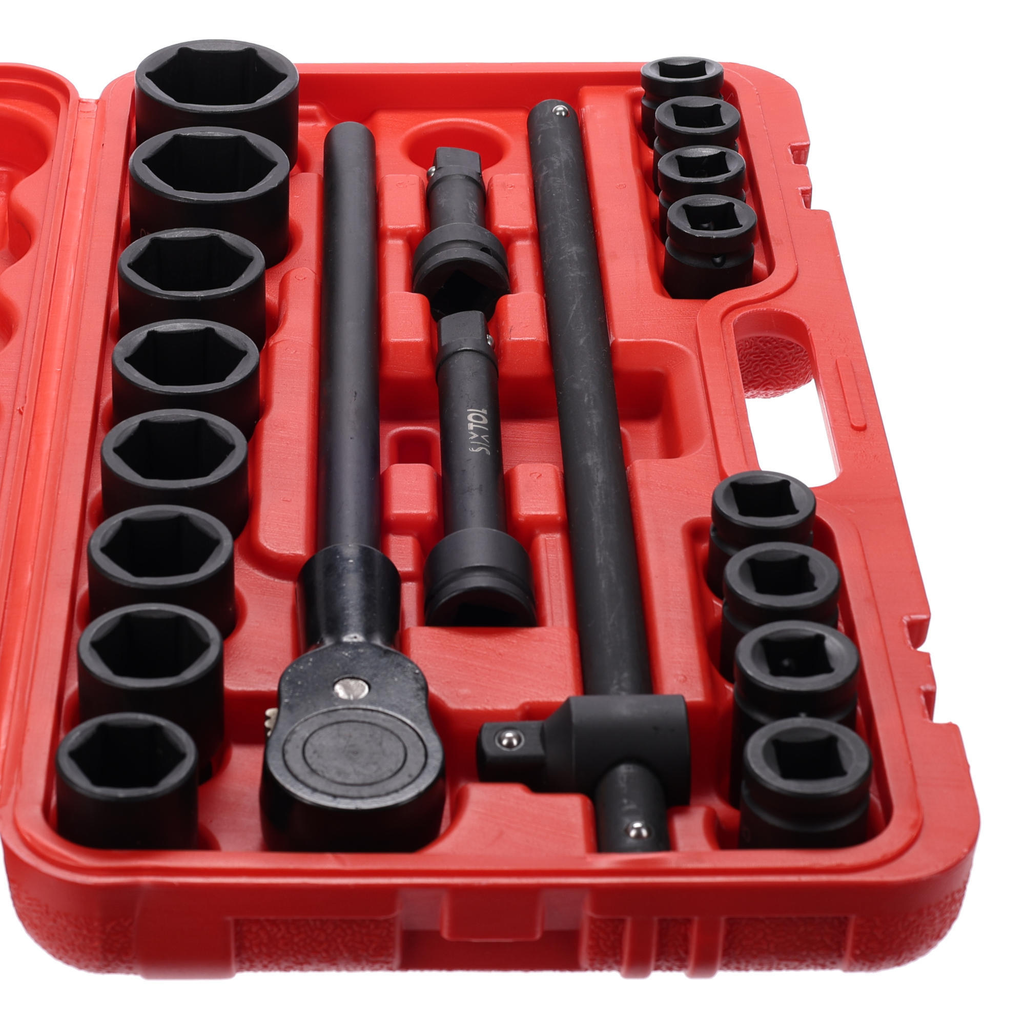 Sada nástrčných hlavic s ráčnou MECHANIC WRENCH SET 2, heavy-duty, 21 ks SIXTOL SX1547